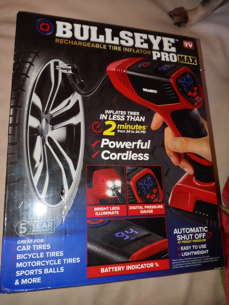BULLSEYE PRO MAX TIRE INFLATOR