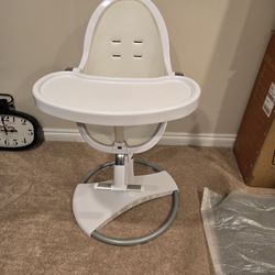 Baby to 8 Years Old Bloom Fresco High Chair In White