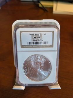 1998 American Silver Eagle MS 69