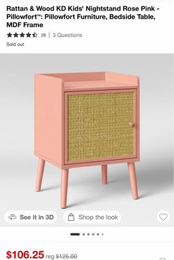 Pillow fort nightstand
