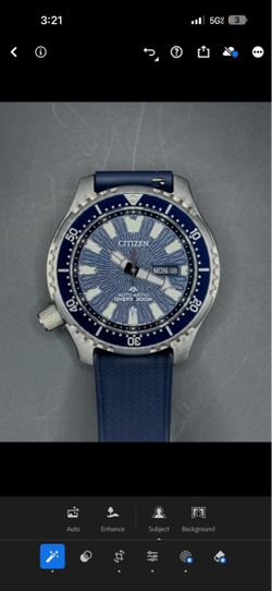 Citizen Promaster Fugu NY0136-52L Automatic Diver Blue Sapphire Full Set