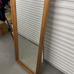*Estate Sale* 6ft. Solid Wood Full-Length Mirror