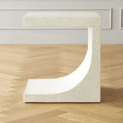 Cement Side Table CB2 