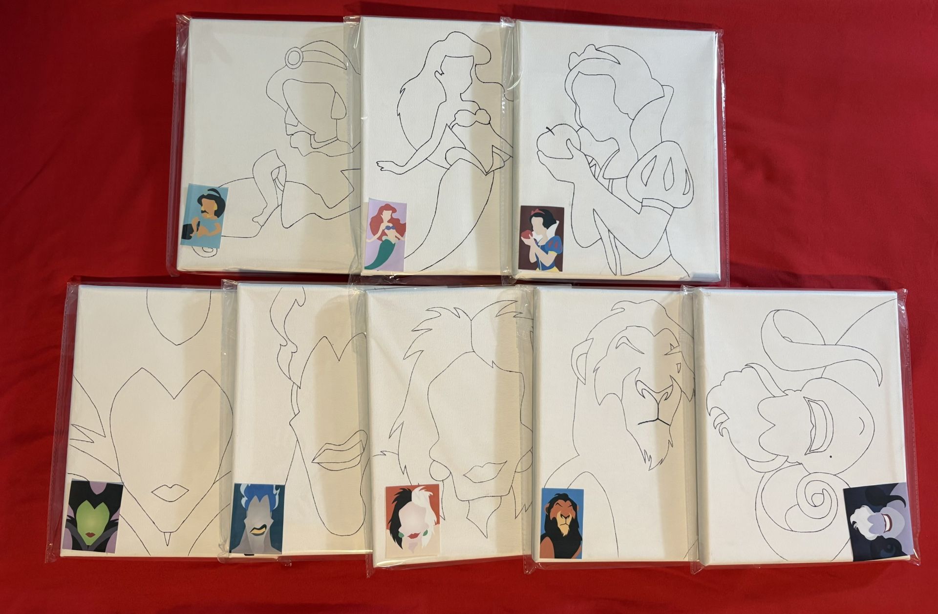 Disney Character DIY Paint Kits - $15 Ea