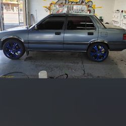 Blue/Black 17inch Rims/Tires Used