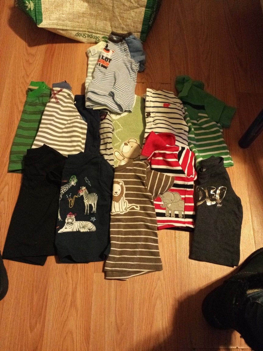 16 Shirts. 3 Months