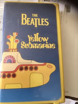 VHS of the Beatles yellow submarine