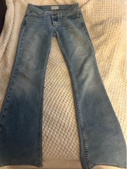American Eagle Light Wash Stretch Flare Jeans Size 2