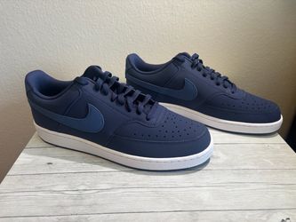 Nike Court Vision Low Navy Blue Sneakers