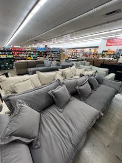 Grey / Beige Sectional