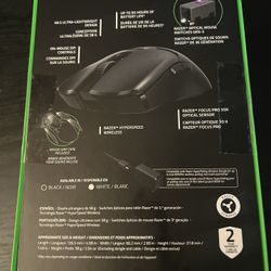 Razer Viper V2 Pro HyperSpeed Wireless Gaming Mouse: 58g Ultra Lightweight - Optical Switches Gen-3-30K DPI Optical Sensor w/On-Mouse Controls - 90 Ho