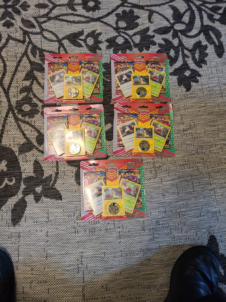 Pokemon 2 Pack With Coins Total Of 5 