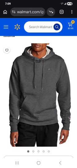 Champion Men's Powerblend Fleece Hoodies Color Granite Heather Gray Size 2xl