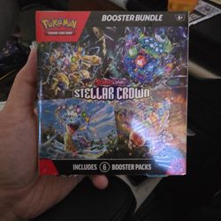 Brand New Sealed Stellar Crown Booster Bundle
