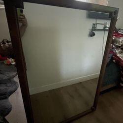 Vintage HEAVY Mirror