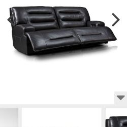 100% Genuine Leather Power Reclining Set