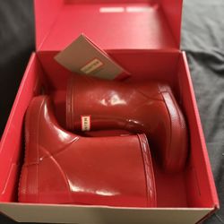 Kids Red Hunter Boots
