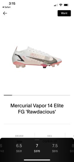 Nike Mercurial Vapor 14 FG ACC rawdacius pack size 10.5 mens for Sale in  Tulare, CA - OfferUp