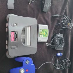 N64 with controller and game