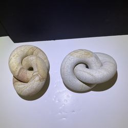 Natural Stone Knot Sculpture 