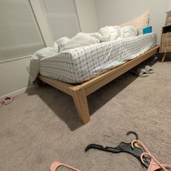 Bamboo Queen Size Bed Frame Nectar