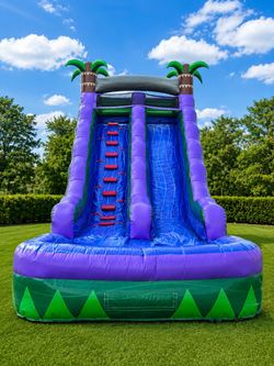 Commercial water slide bounce house