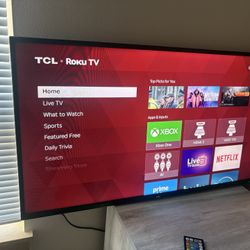 tcl 40” tv 