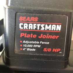 Craftsman Plate Joiner