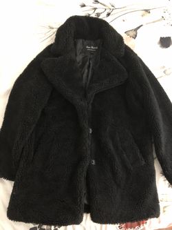 Black teddy coat