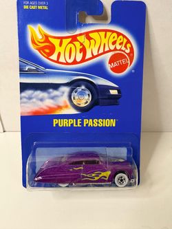 1991 Hot Wheels Purple Passion Die Cast Car #87 New on Card