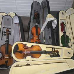 4/4 VIOLINS $59,EACH 
