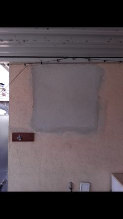 Window stucco patch