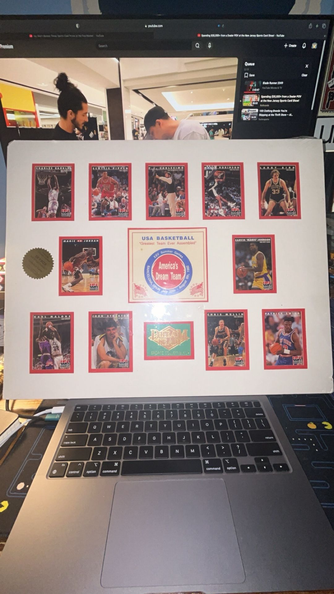 VINTAGE 2 SET USA BASKETBALL DREAM TEAM CARDS MINT CONDITION 