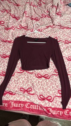 Long sleeve crop top