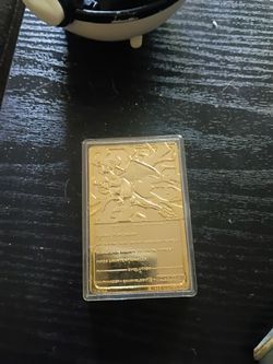 1999 23k gold Charizard card