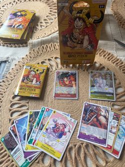 One Piece Card Game OP-17 Booster Box Opened
