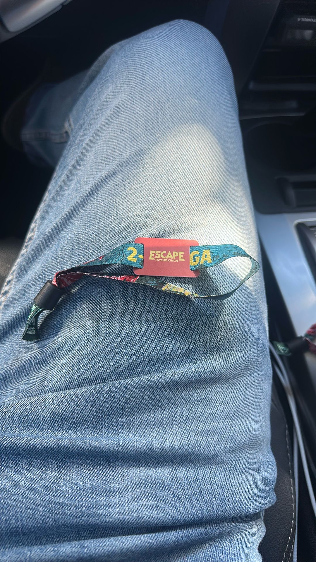 Escape  2 Day Wristband