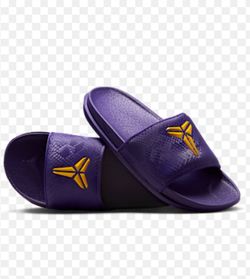 Nike Kobe Slides Purple and Gold size 8