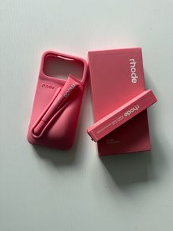 iPhone 17 pro max Rhode Lip Case with Peptide Lip Tint shade sweet tea