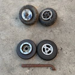 Mini bike and pocket bike wheels