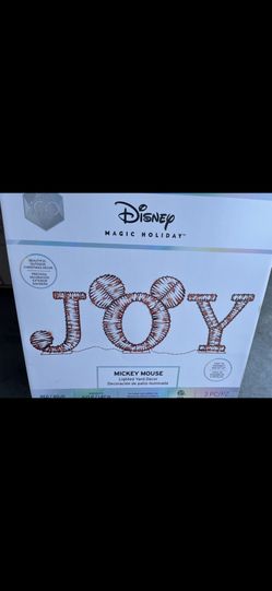 Disney magic Holiday Mickey JOY Yard Decor Lighted 2023