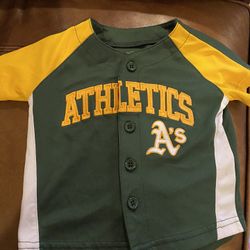 Boys 12 Month Oakland A’s Jersey