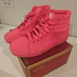 Vans Sk8-Hi Pink High Top Sneakers – With Box