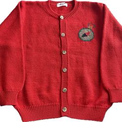 Familiar Clock Backpack Design Boys Toddler Cardigan Sweater