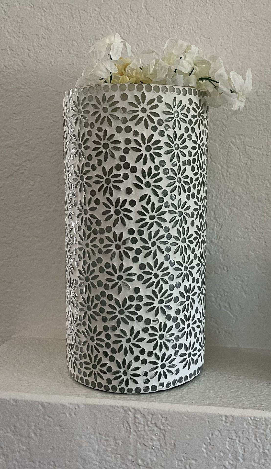 Flower Print Vase 