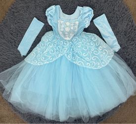 Girls Cinderella Costume Dress