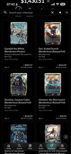 Magic the gathering collection
