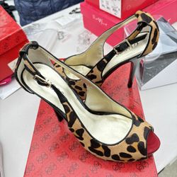 Guess Cheetah Print Heels