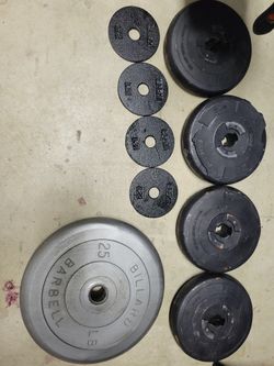 Weights 25, 13, And Smaller Plates Get Some!!