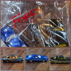 HOT WHEELS 3 FORDS